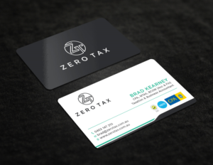 Business Card Design by Tripti Ranjan Gain for Zero Tax | Design: #25366452
