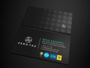 Business Card Design by Tripti Ranjan Gain for Zero Tax | Design: #25366456