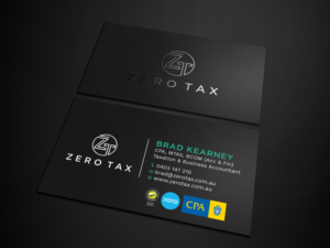 Business Card Design by Tripti Ranjan Gain for Zero Tax | Design: #25366458