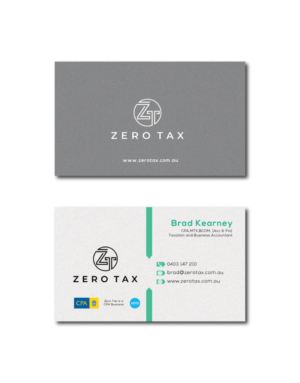 Visitenkarten-Design von Freddesign für Zero Tax | Design: #25374627