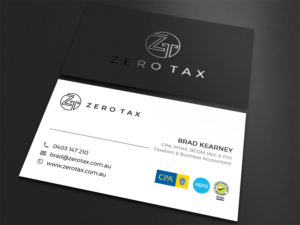 Business Card Design by Moumita_ for Zero Tax | Design: #25385950