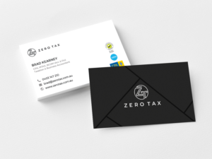 Business Card Design by Moumita_ for Zero Tax | Design: #25386472