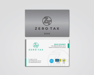 Business Card Design by MDesign for Zero Tax | Design: #25383930