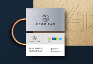 Business Card Design by Designrar for Zero Tax | Design #25381018