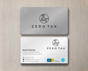 Visitenkarten-Design von nurulhasan.iou für Zero Tax | Design: #25367216
