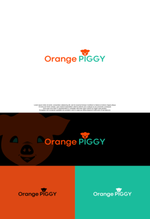 Orange Piggy | Logo-Design von siti MWDesign