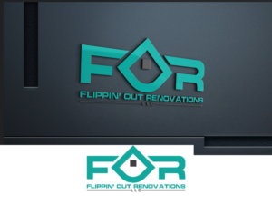 Flippin’ Out Renovations LLC | Logo Design by Juli creation