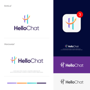 HelloChat | Design de Logo par Alexturner