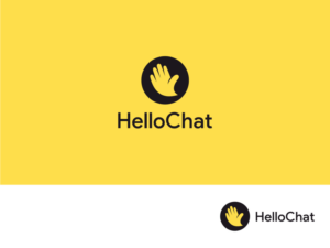 HelloChat | Logo Design by Atvento Graphics