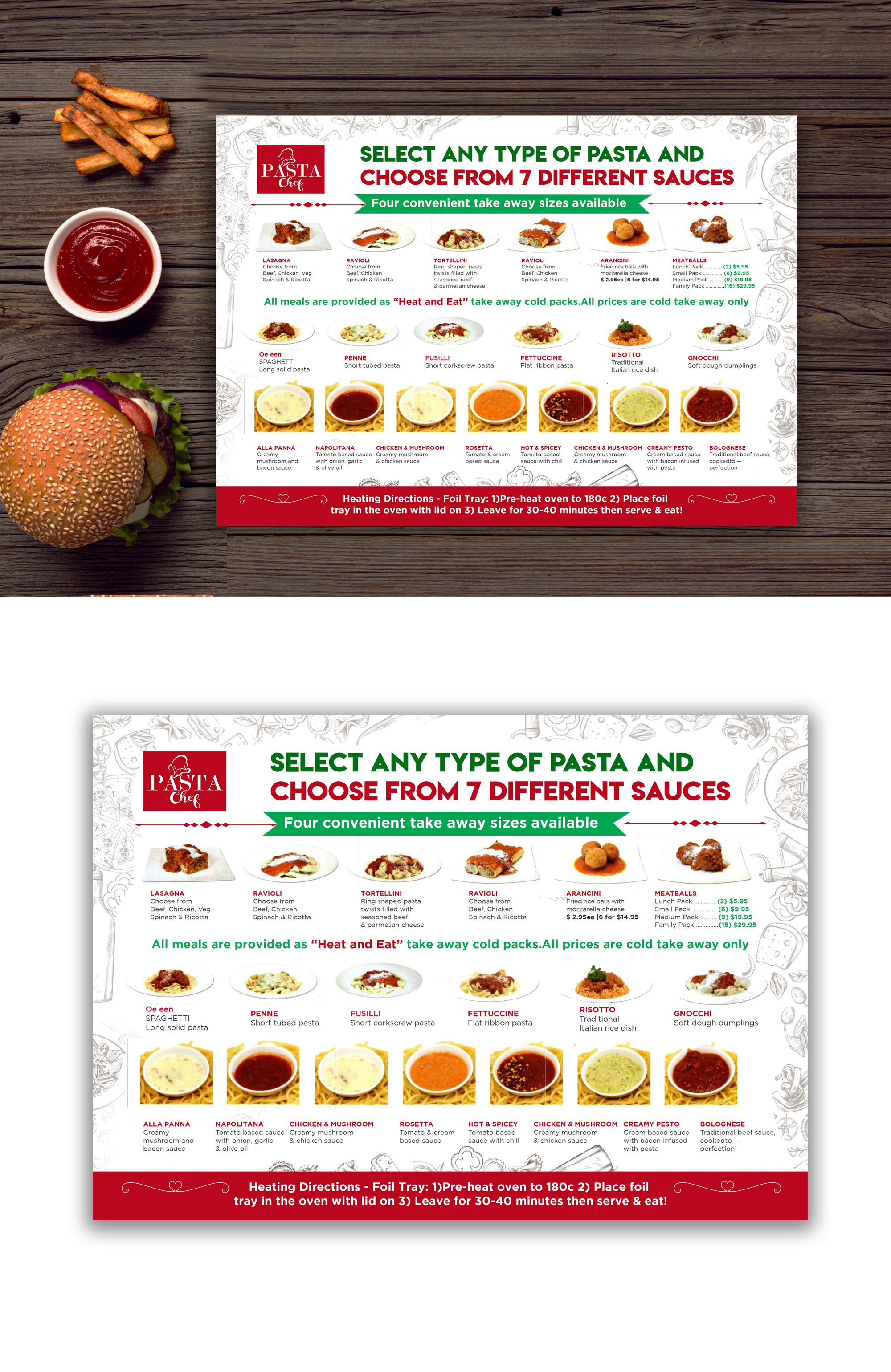 Grafik-Design von debdesign für PASTA CHEF NOMINEES PTY LTD | Design #25383031