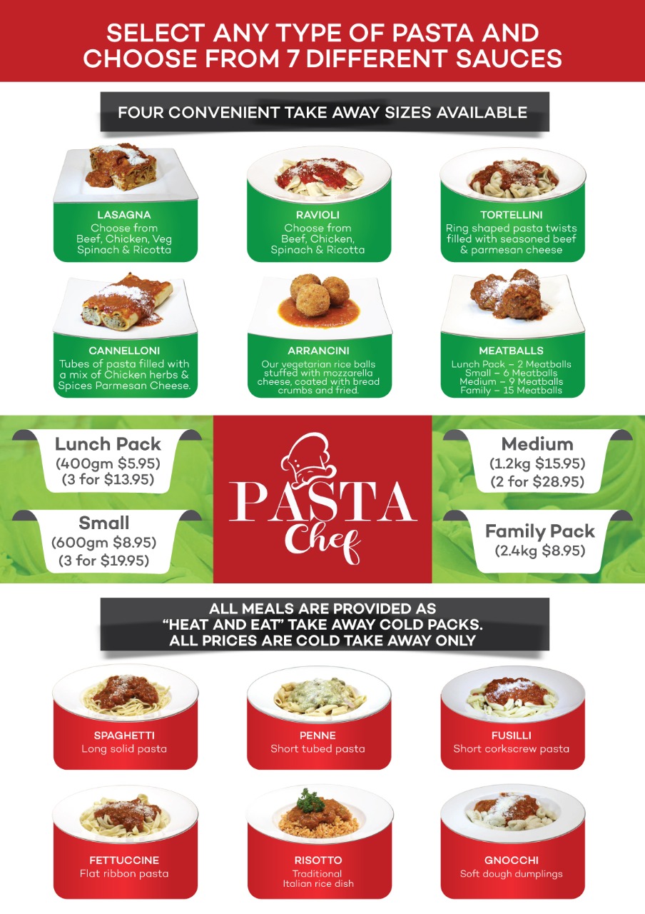 Design Graphique par Fusionex Studio pour PASTA CHEF NOMINEES PTY LTD | Design #25377440