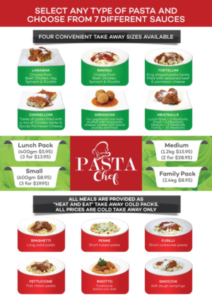 Diseño Gráfico por Fusionex Studio para PASTA CHEF NOMINEES PTY LTD | Diseño: #25377440