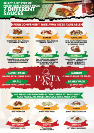 Diseño Gráfico por Fusionex Studio para PASTA CHEF NOMINEES PTY LTD | Diseño: #25393901