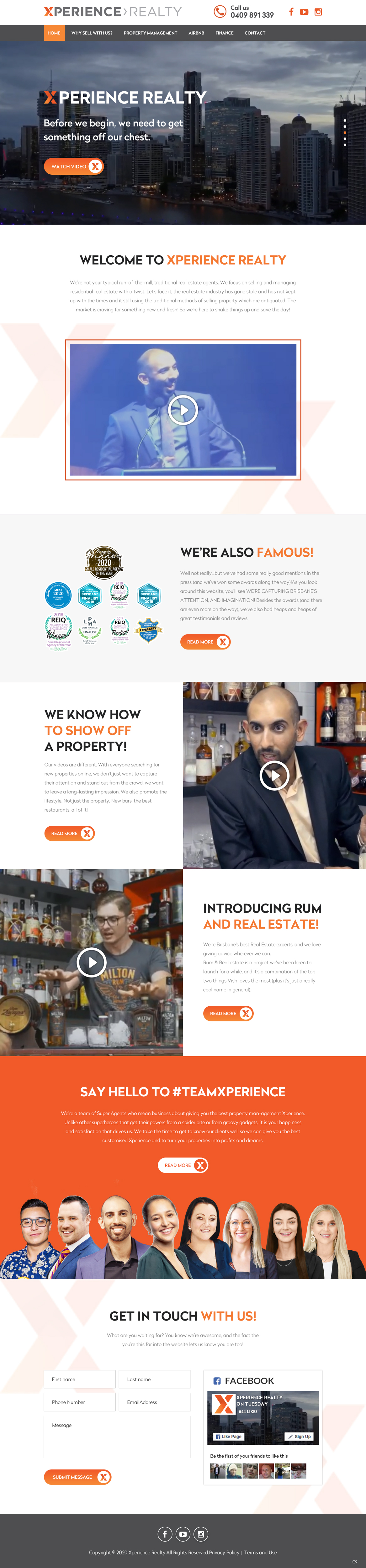Web Design by pb for Xperience Realty | Design #25382068