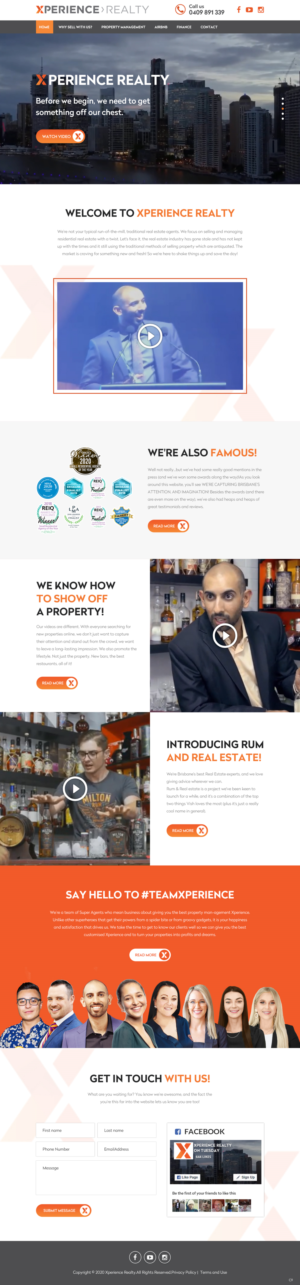 Web Design by pb for Xperience Realty | Design: #25382068