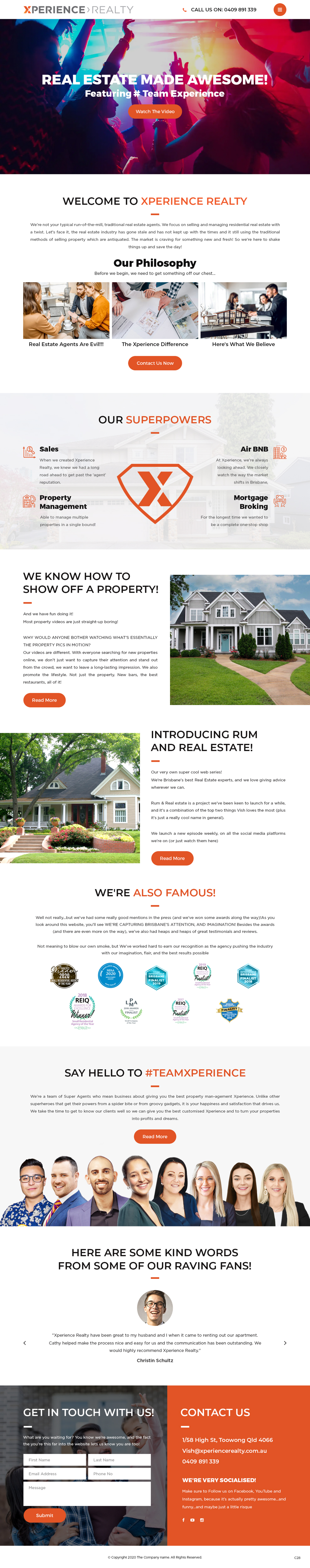 Web Design by pb for Xperience Realty | Design: #25382069