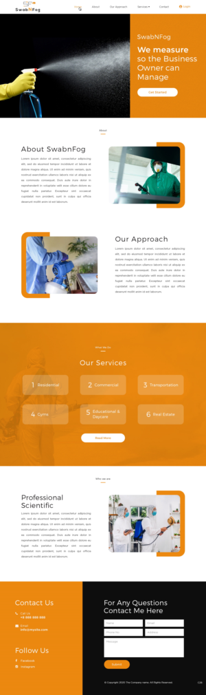 Wix Design by pb for SwabNFog | Design: #25393923
