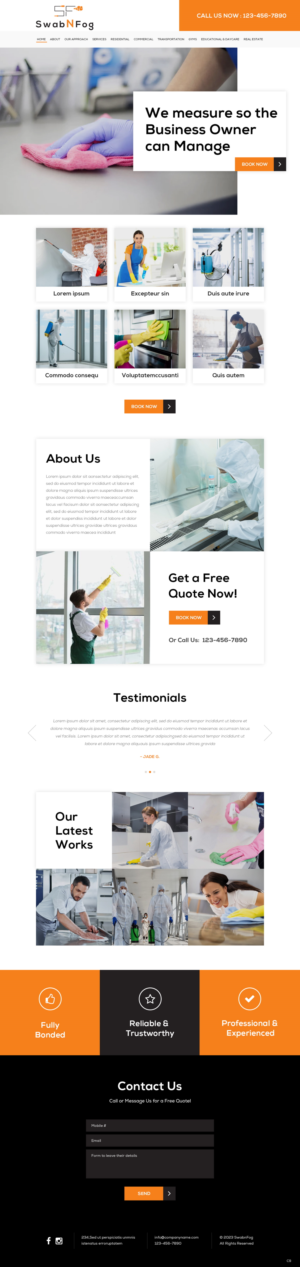 Wix Design by pb for SwabNFog | Design: #25393924