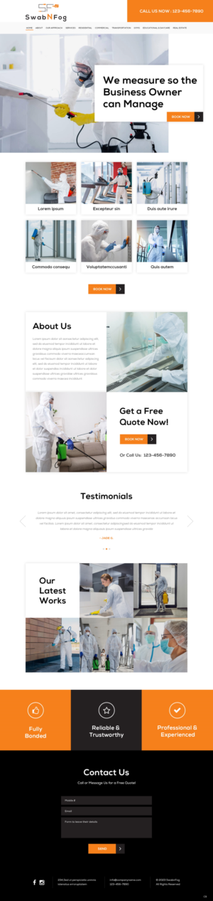 Wix Design by pb for SwabNFog | Design: #25400216