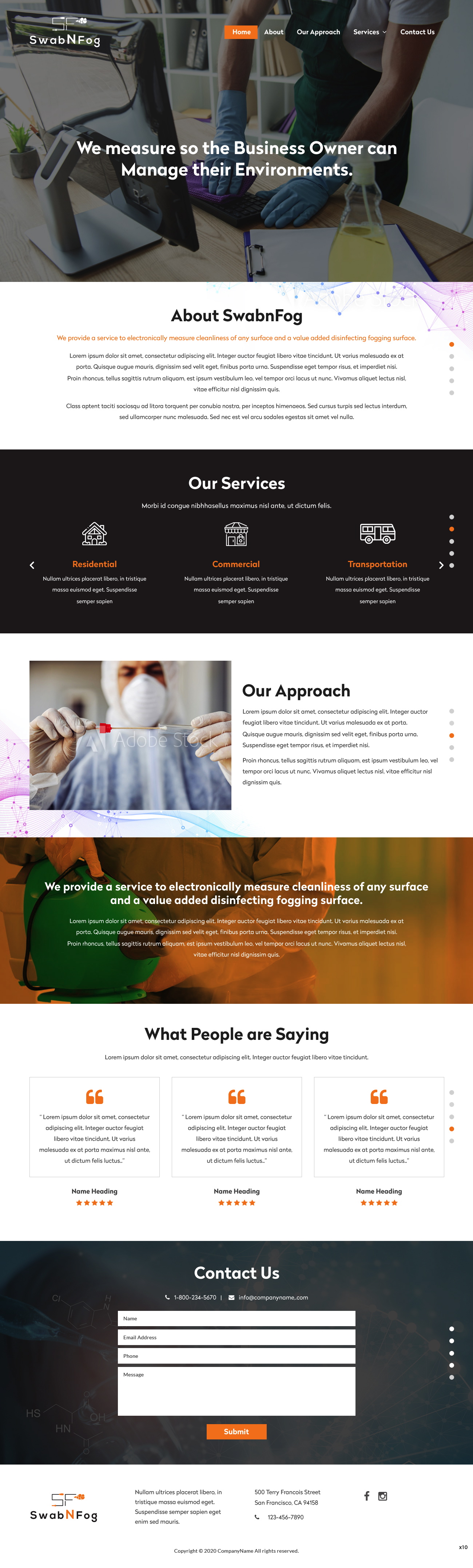 Wix Design by pb for SwabNFog | Design #25400217