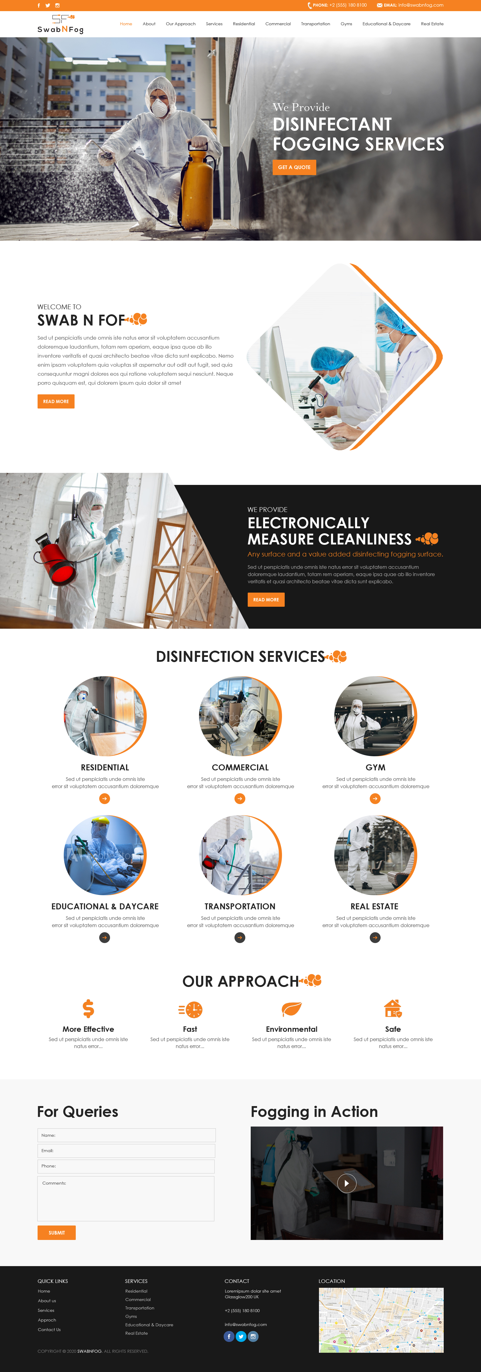 Wix Design by sai.designer87 for SwabNFog | Design #25408155