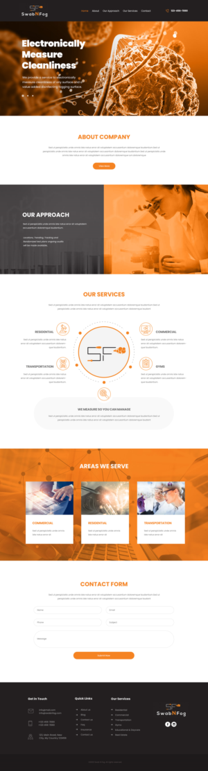 Wix Design by ag622988 for SwabNFog | Design: #25402896