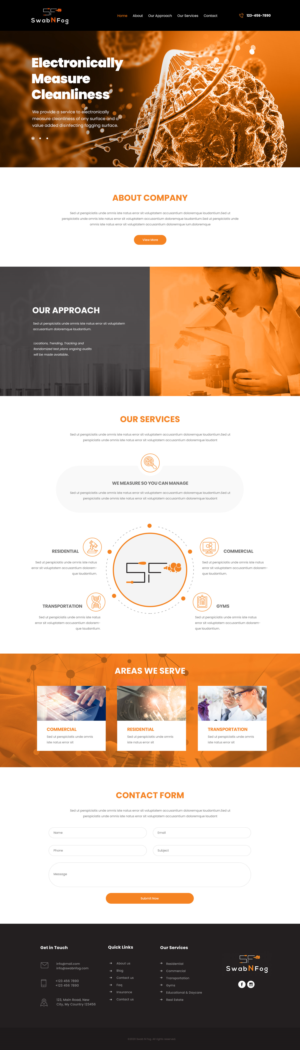 Wix Design by ag622988 for SwabNFog | Design: #25404283