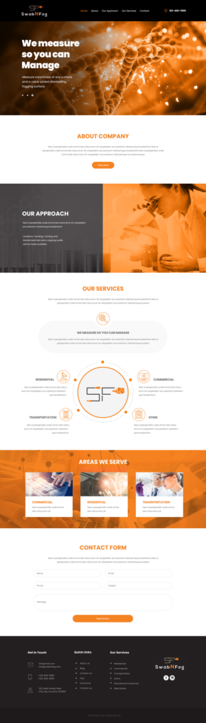 Wix Design by ag622988 for SwabNFog | Design: #25404291