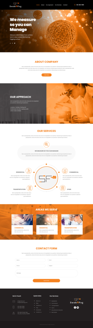 Wix Design by ag622988 for SwabNFog | Design: #25404298