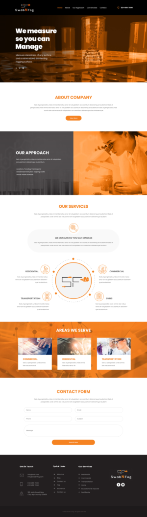 Wix Design by ag622988 for SwabNFog | Design: #25404327