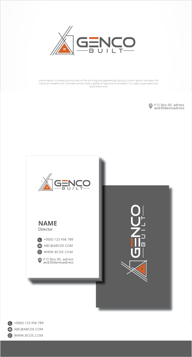 Logo-Design von graphicevolution für Genco Construction | Design #25375505