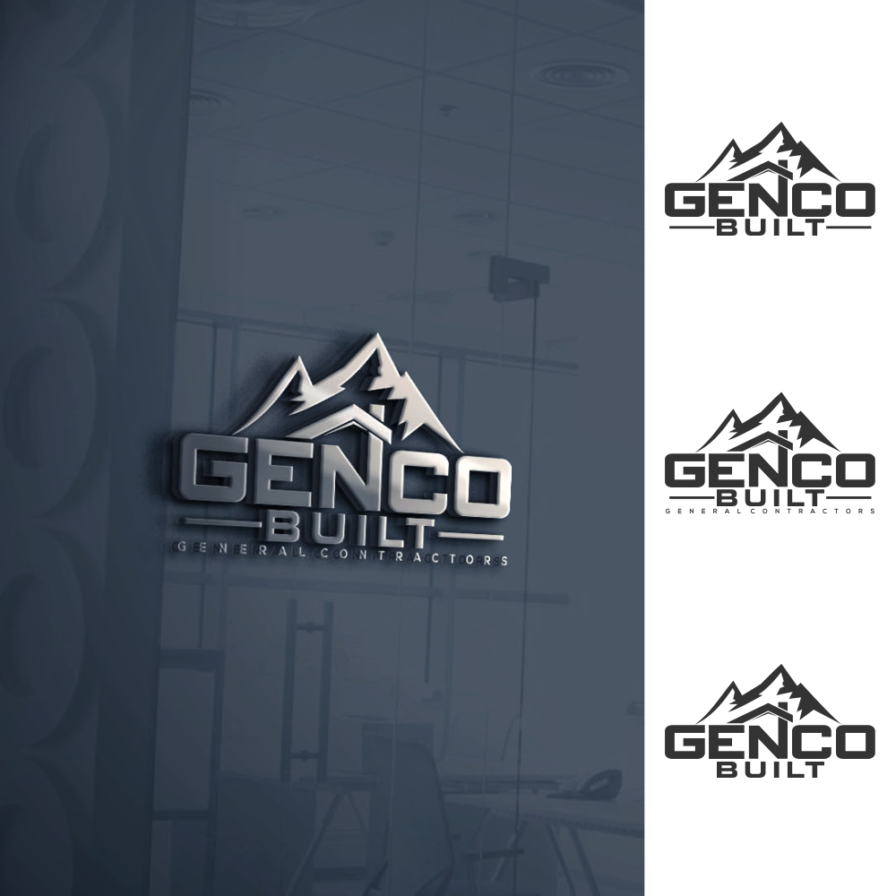 Logo Design by Gerald Design 3 for Genco Construction | Design: #25394961