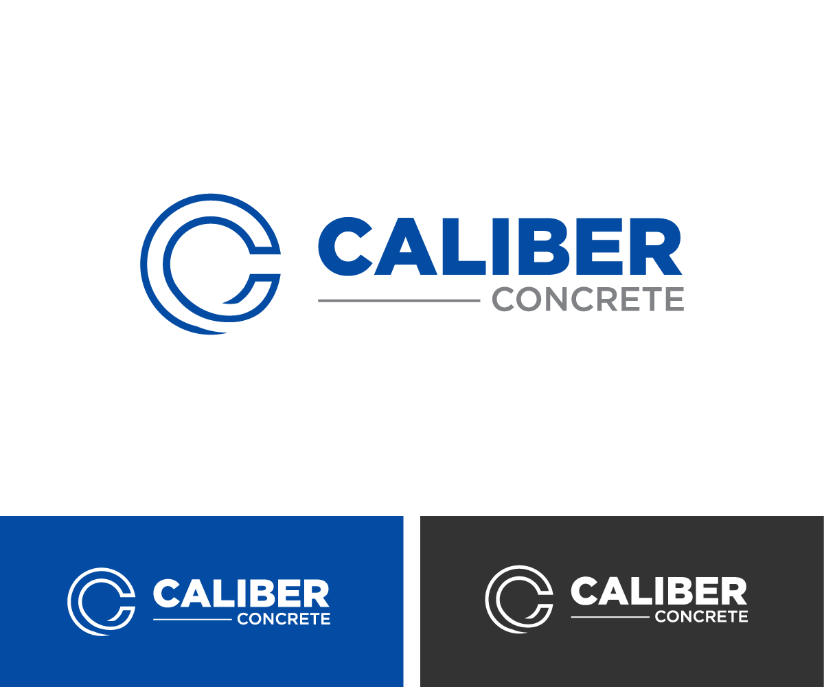Logo Design by NDRO for Caliber Concrete LLC | Design #25386362