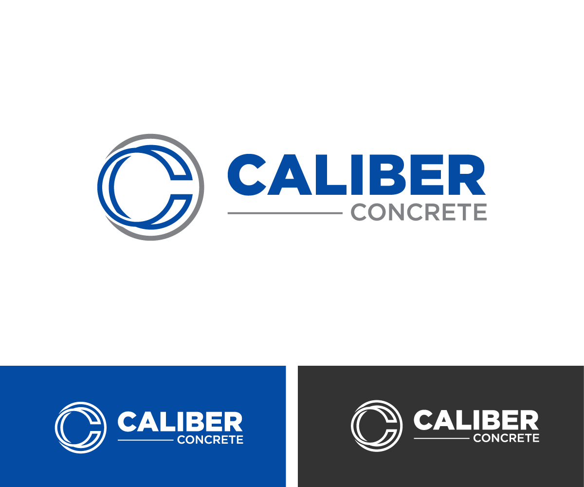 Logo Design by NDRO for Caliber Concrete LLC | Design #25386363