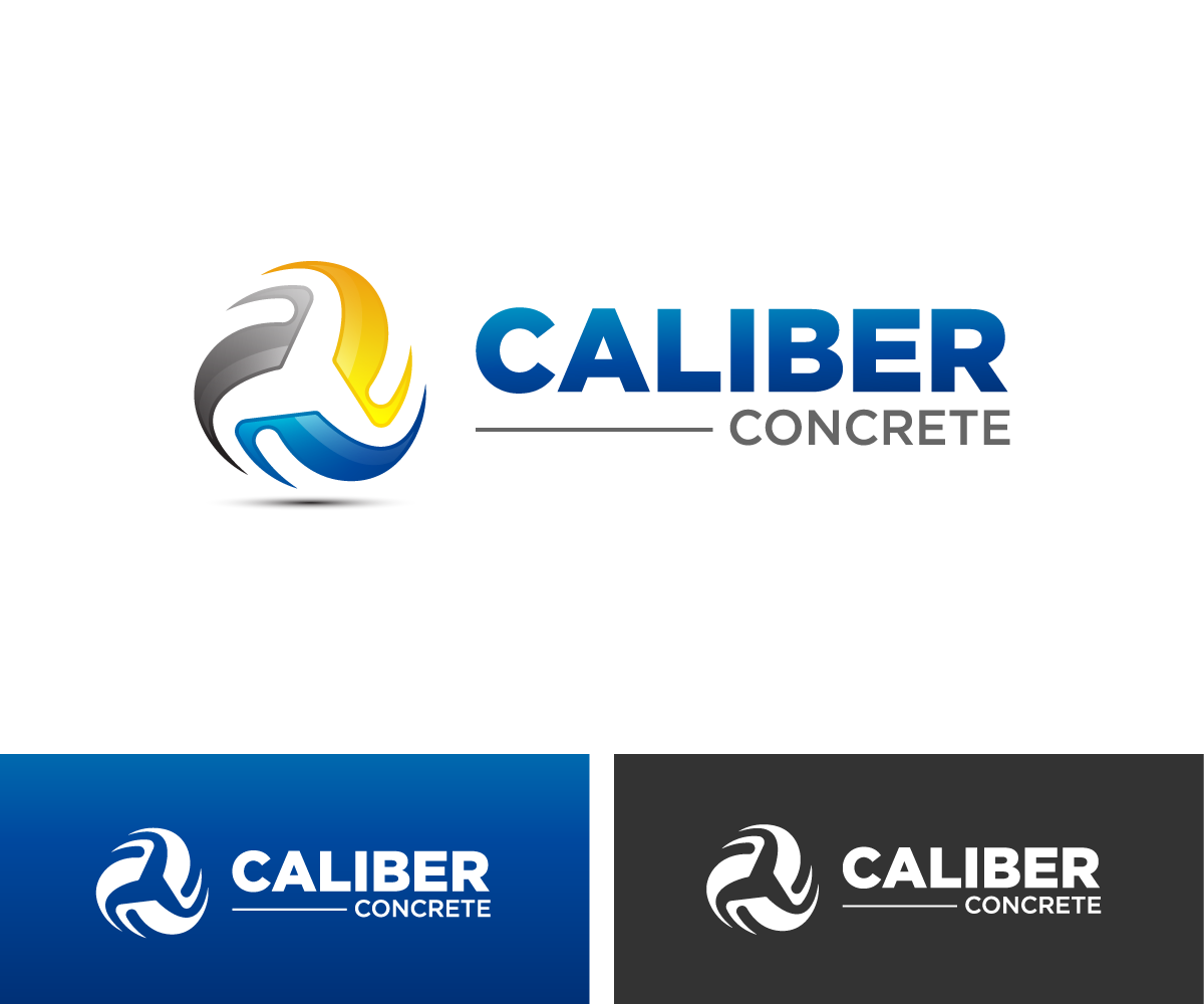 Logo Design by NDRO for Caliber Concrete LLC | Design #25386365