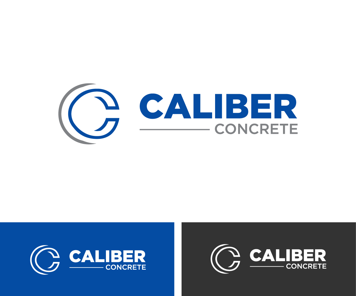 Logo Design by NDRO for Caliber Concrete LLC | Design #25386366