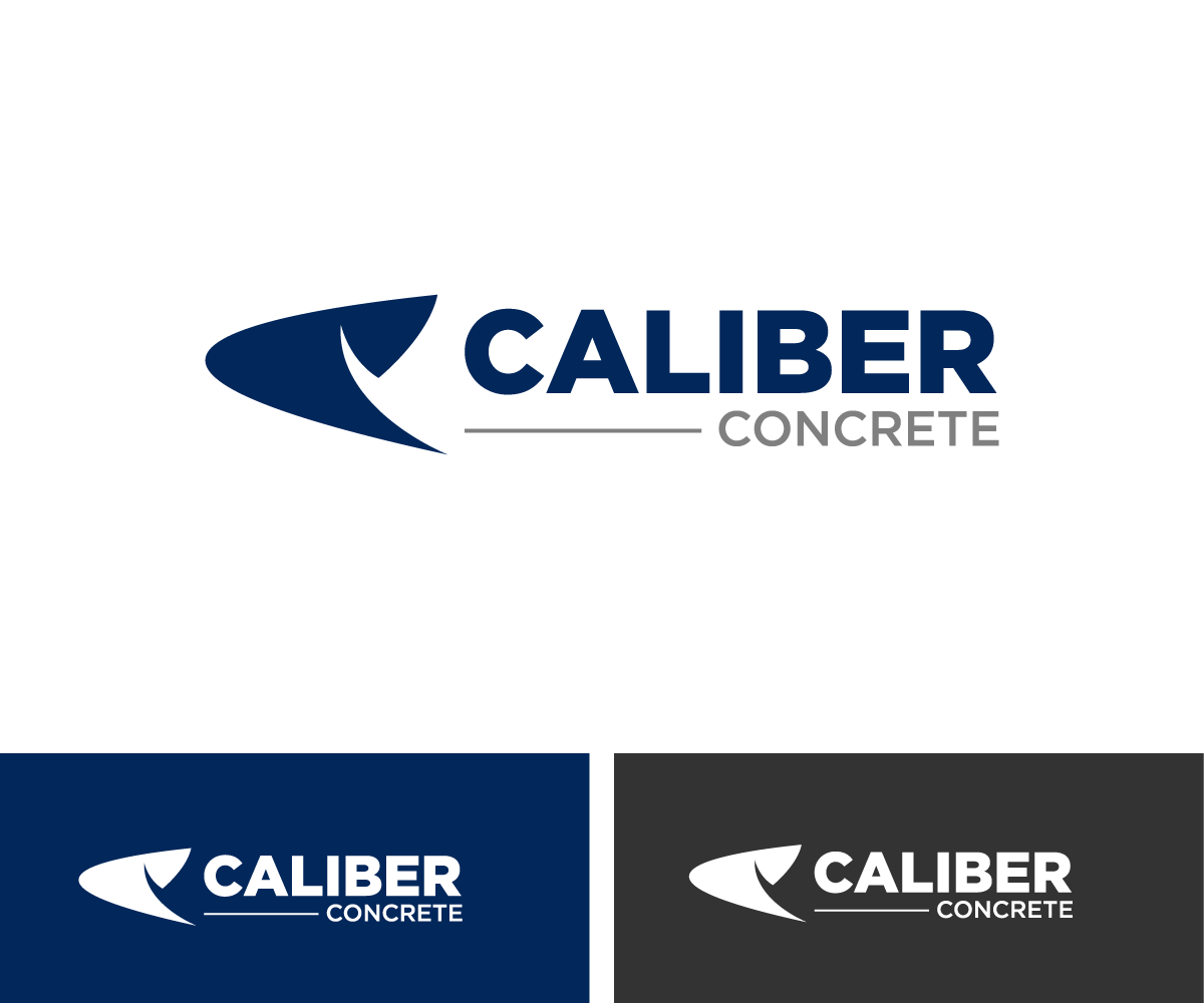 Logo Design by NDRO for Caliber Concrete LLC | Design #25386370