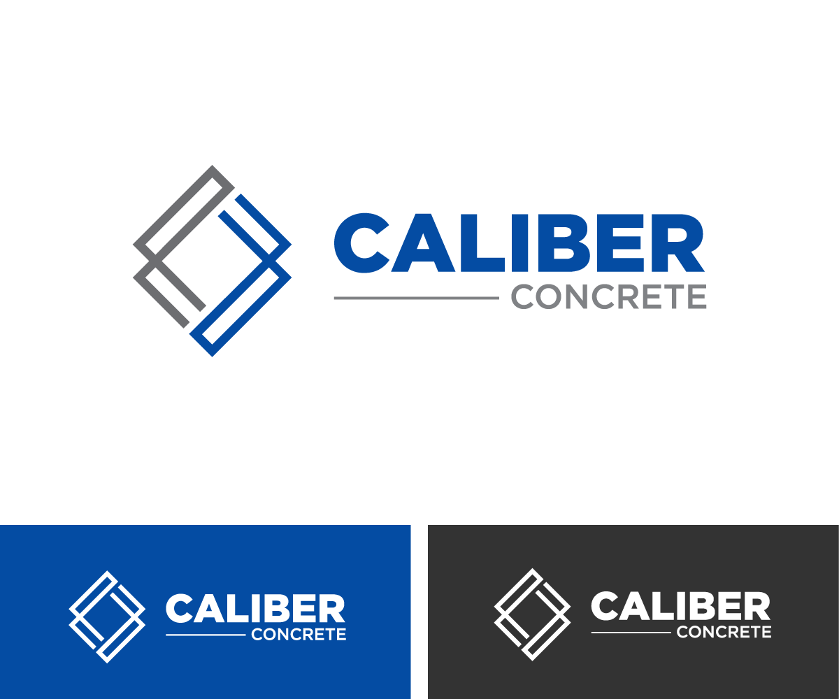 Logo Design by NDRO for Caliber Concrete LLC | Design #25386371