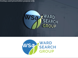 Ward Search Group or  Ward Search Group I WSG | Logo Design by Juli creation