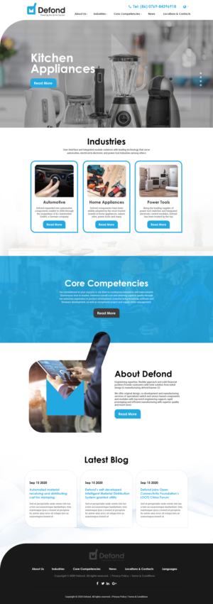 Web Design by MAHABA for this project | Design #25418935