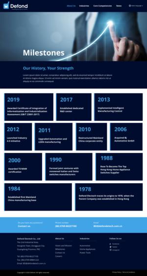 Web Design by G!Morning for this project | Design: #25395309