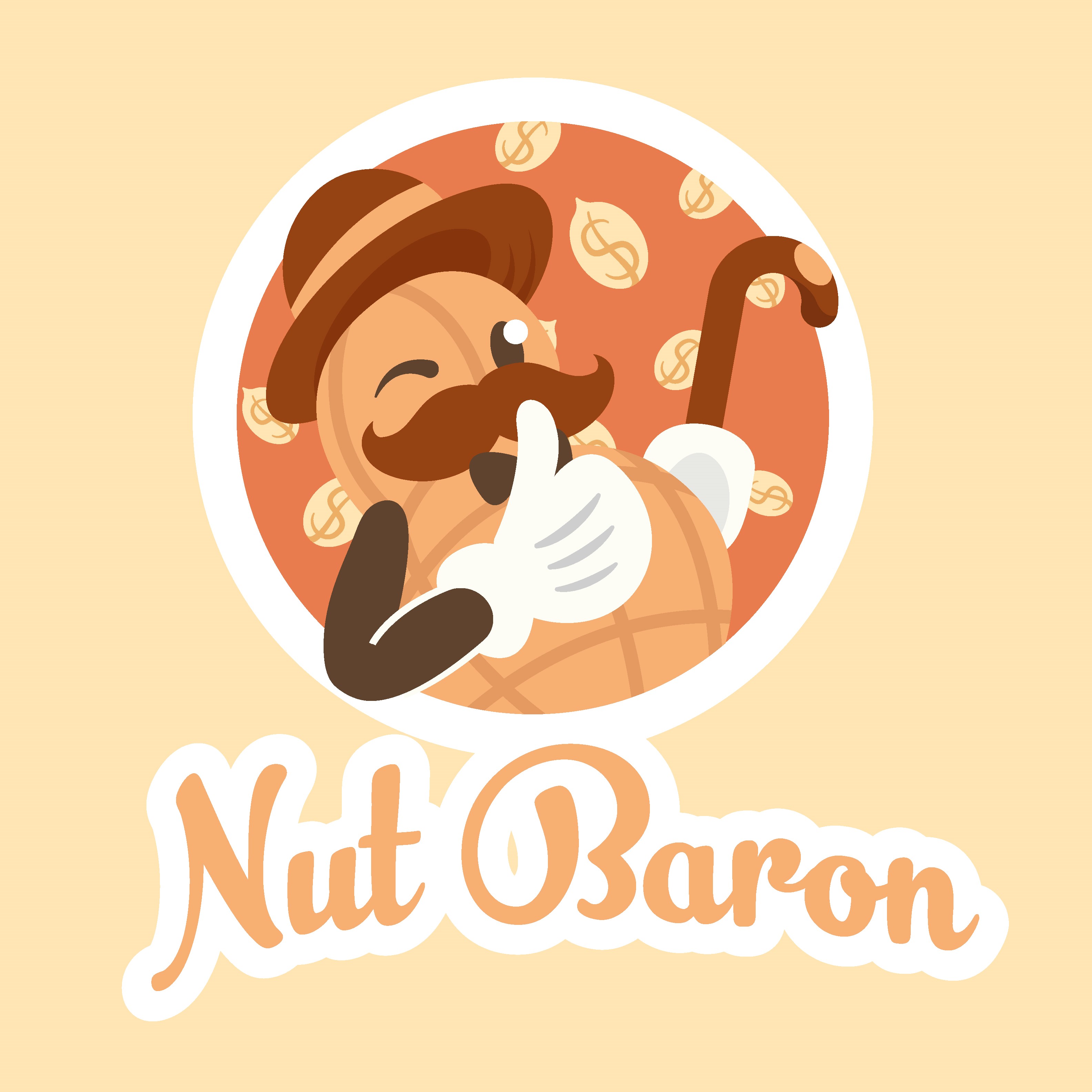 Logo Design by X-FISH for The Nut Baron Confectionery Ltd. | Design #25382783