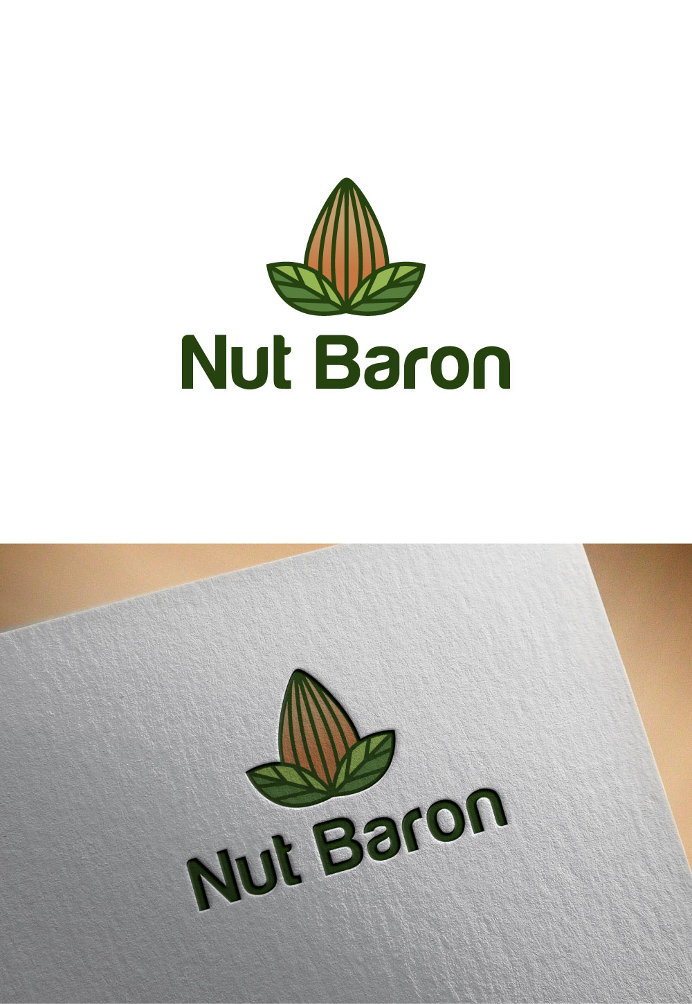 Logo Design by hugrian for The Nut Baron Confectionery Ltd. | Design #25387893