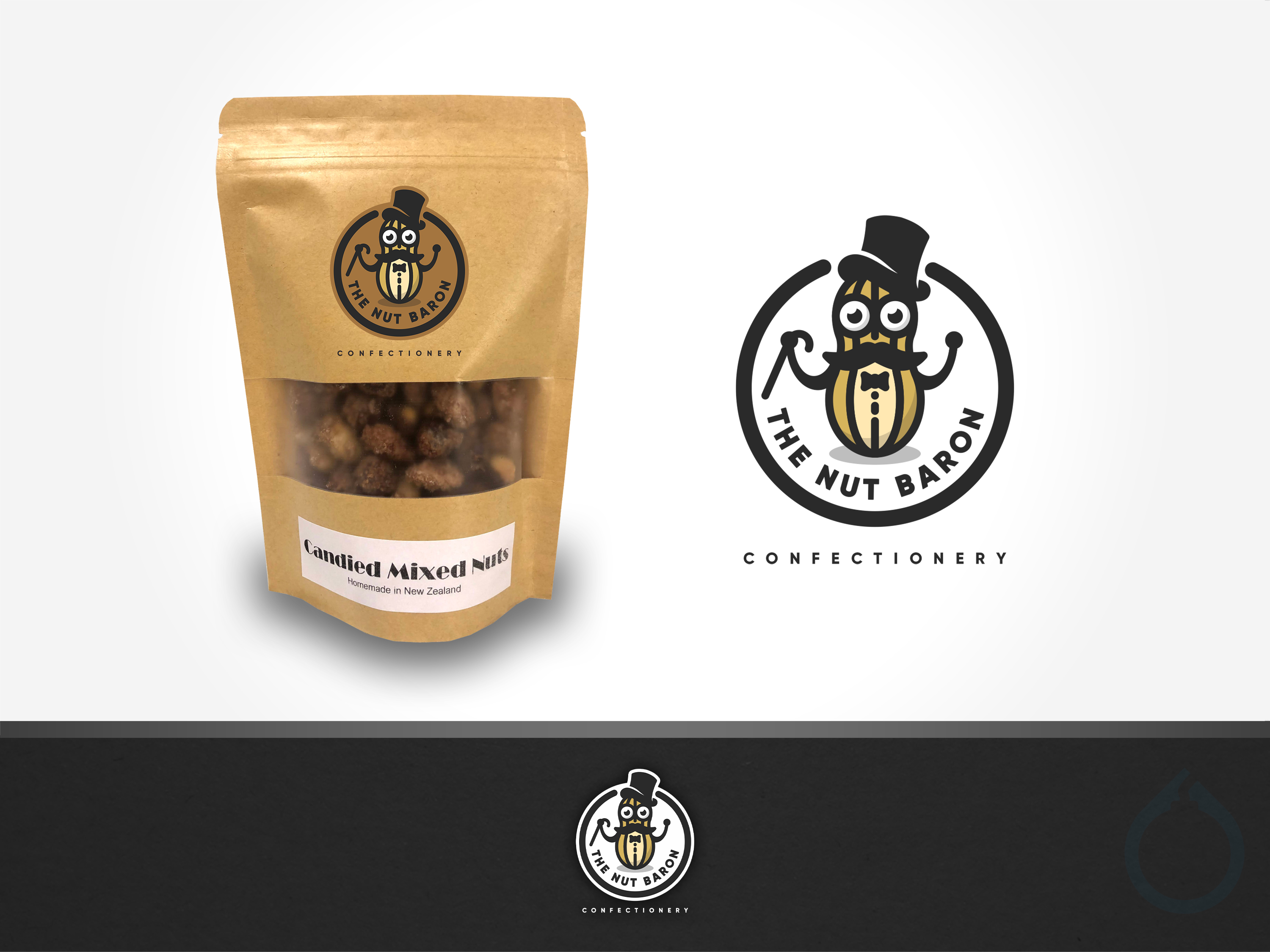 Logo Design by aquabomb26 for The Nut Baron Confectionery Ltd. | Design #25388960