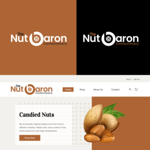 Logo Design by Moumita 6 for The Nut Baron Confectionery Ltd. | Design: #25427513