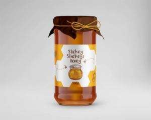 Honey label design | Diseño de Etiqueta por Inaaina