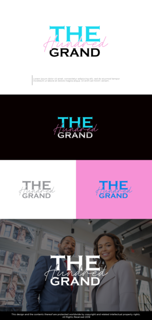 The 100 Grand or The Hundred Grand | Logo Design by Kim Ji