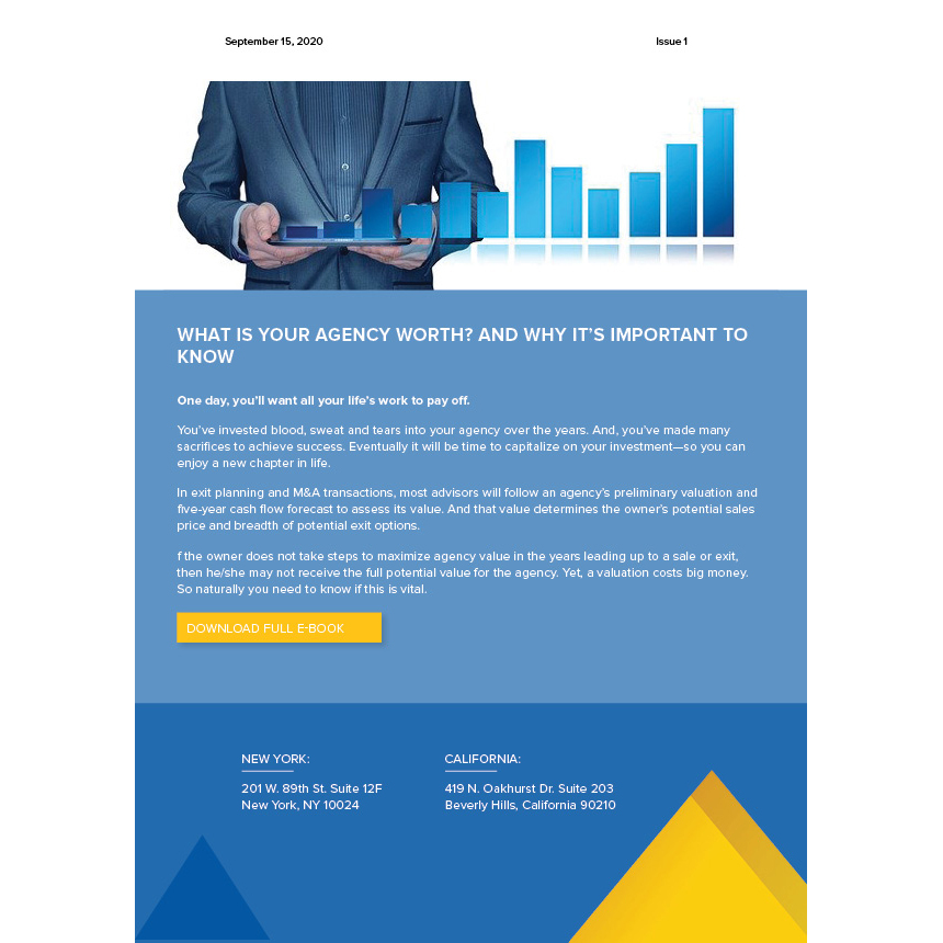 Newsletter-Design von Cathy McClure für dieses Projekt | Design #25428960