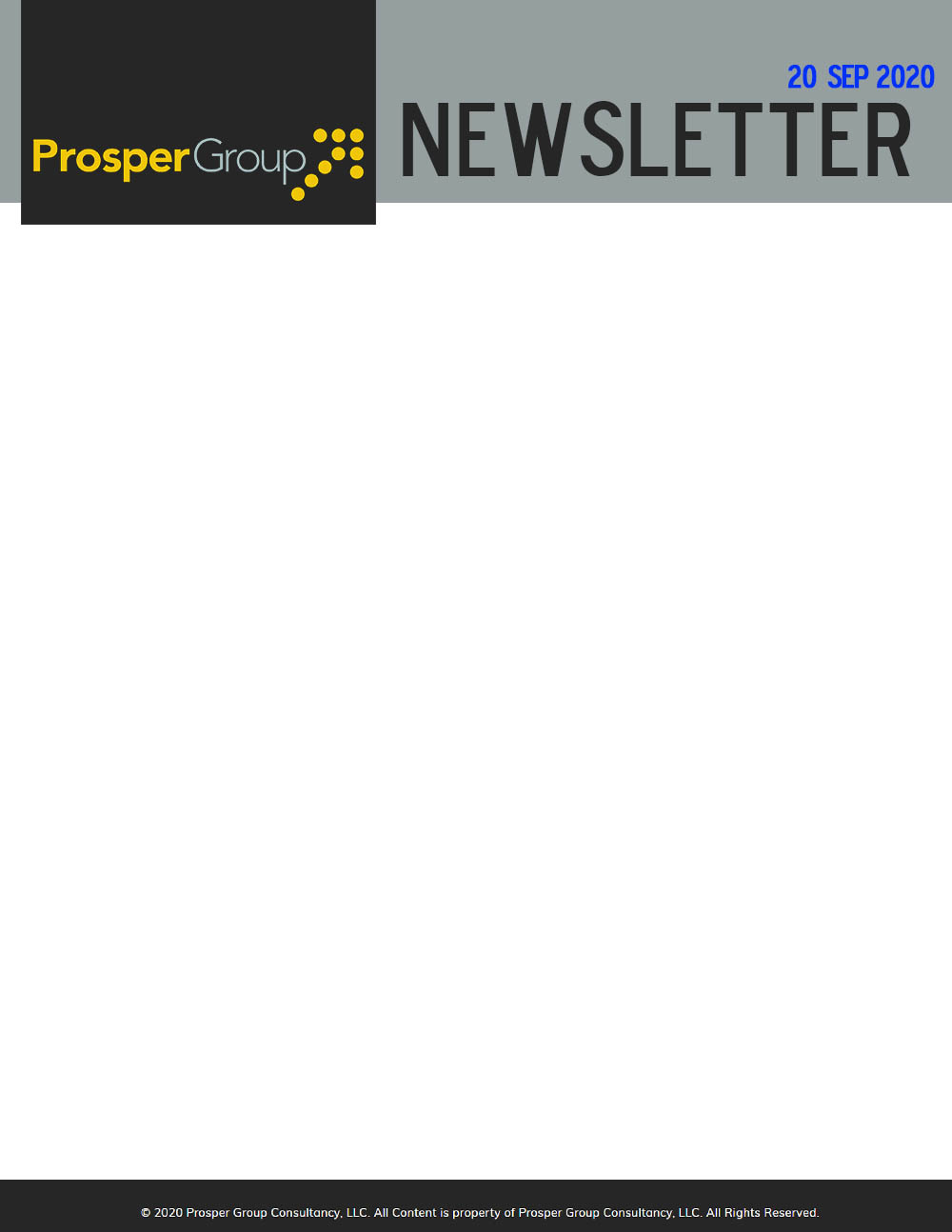 Newsletter Design by Raphael Archer for this project | Design #25428367