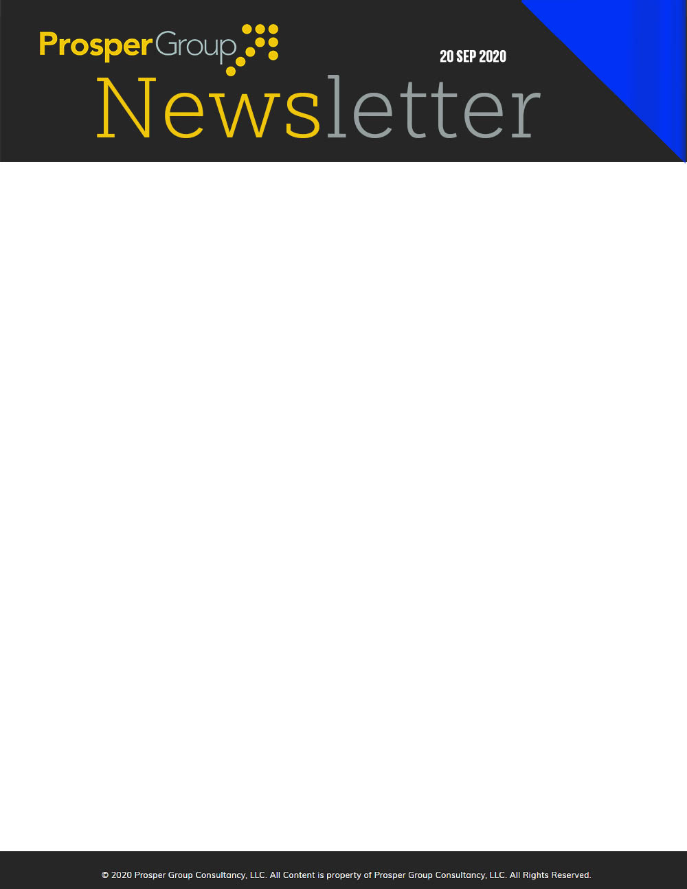 Newsletter Design by Raphael Archer for this project | Design #25428370